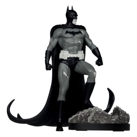 DC Direct Estatua 1/10 Batman by Bjorn Barends (Black White) 18 cm