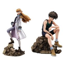 Mobile Suit Gundam Wing Alpha x Omega Estatua PVC 1/8 Heero Yuy & Relena Peacecraft Set 30th Anniversary Repaint Ver. 14 cm