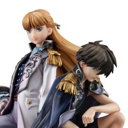 Mobile Suit Gundam Wing Alpha x Omega Estatua PVC 1/8 Heero Yuy & Relena Peacecraft Set 30th Anniversary Repaint Ver. 14 cm