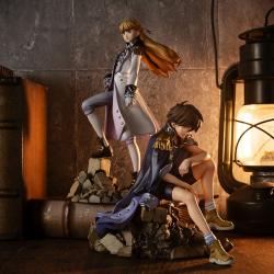 Mobile Suit Gundam Wing Alpha x Omega Estatua PVC 1/8 Heero Yuy & Relena Peacecraft Set 30th Anniversary Repaint Ver. 14 cm
