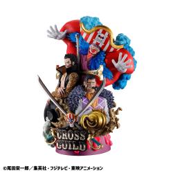 One Piece Petitrama DX Estatua PVC Logbox Re Birth 03 Cross Guild 15 cm