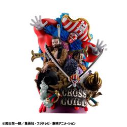 One Piece Petitrama DX Estatua PVC Logbox Re Birth 03 Cross Guild 15 cm