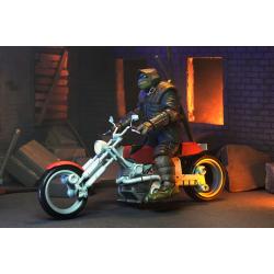 Tortugas Ninja (The Last Ronin The Lost Years) Figura Casey Marie with Last Ronin Motorcycle 18 cm