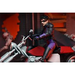 Tortugas Ninja (The Last Ronin The Lost Years) Figura Casey Marie with Last Ronin Motorcycle 18 cm