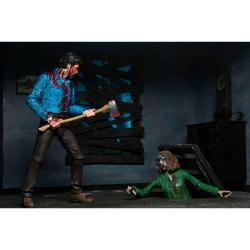 Set 2 figuras Ultimate Bloody Ash &#38; Cheryl Williams Evil Dead 18cm