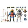 Set 2 figuras Space Adventure Donatello &#38; Samurai Adventure Michelangelo Tortugas Ninja 18cm