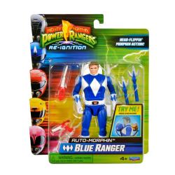 Mighty Morphin Power Rangers Figura Auto-Morphin Blue Ranger 12 cm