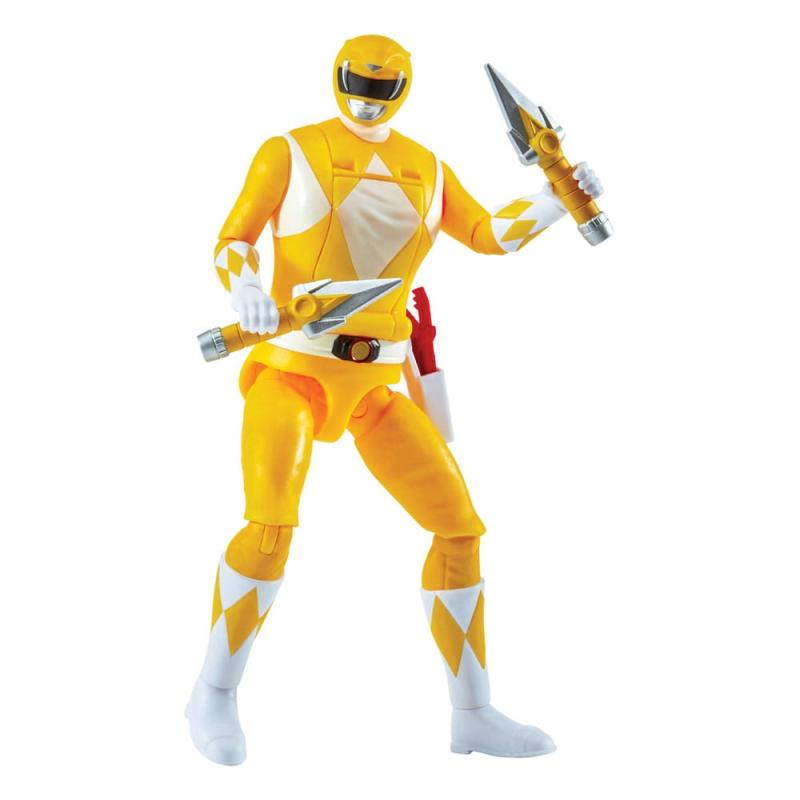 Mighty Morphin Power Rangers Figura Auto-Morphin Yellow Ranger 12 cm