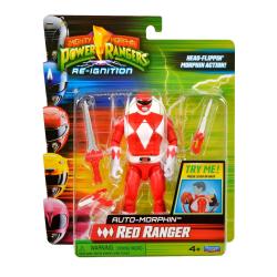 Mighty Morphin Power Rangers Figura Auto-Morphin Red Ranger 12 cm