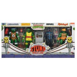 Blister 4 figuras Tortugas Ninja Stump Wrestling Teenage Mutant Ninja Tortugas Ninja 18cm