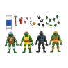 Blister 4 figuras Tortugas Ninja Stump Wrestling Teenage Mutant Ninja Tortugas Ninja 18cm