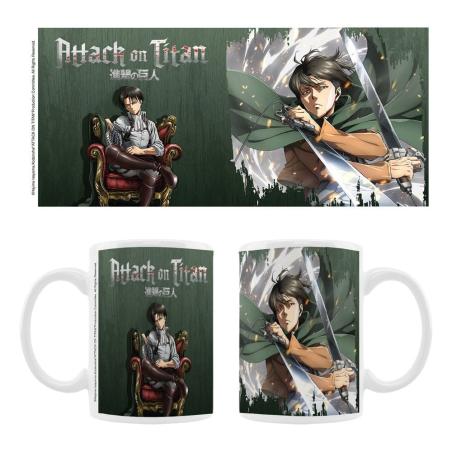 Attack on Titan Taza Cerámica Levi