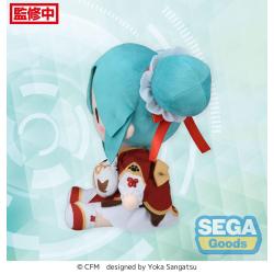 Character Vocal Series 01: Hatsune Miku Peluche Fuwa Petit Hatsune Miku Going Out Series Chinatown Ver. M 22 cm