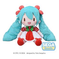 Character Vocal Series 01: Hatsune Miku Peluche Fuwa Petit Hatsune Miku x Love and Berry Dress Up and Dance! Lovely Strawberry..