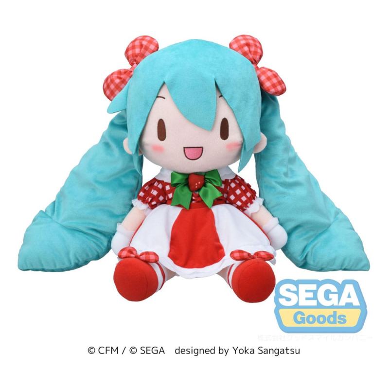 Character Vocal Series 01: Hatsune Miku Peluche Fuwa Petit Hatsune Miku x Love and Berry Dress Up and Dance! Lovely Strawberry..
