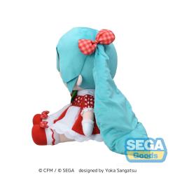 Character Vocal Series 01: Hatsune Miku Peluche Fuwa Petit Hatsune Miku x Love and Berry Dress Up and Dance! Lovely Strawberry..