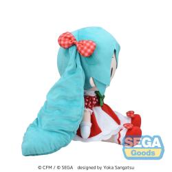 Character Vocal Series 01: Hatsune Miku Peluche Fuwa Petit Hatsune Miku x Love and Berry Dress Up and Dance! Lovely Strawberry..