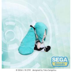 Hatsune Miku Project Diva Arcade Peluche Fuwa Petit Mini Miku Maid Ver. (EX) 16 cm