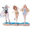 Atelier Ryza: Ever Darkness & the Secret Hideout PAck de 3 Estatuas PVC 1/7 Ryza, Klaudia, Lila: Swimsuit Ver