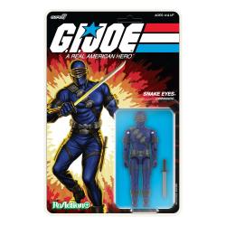 GI Joe Figura ReAction+ Wave 3 Snake Eyes (Cartoon) 10 cm