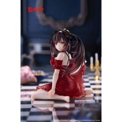 Date A Live V Estatua PVC Desktop Cute Figure Kurumi Tokisaki Nightwear Ver. Renewal 13 cm