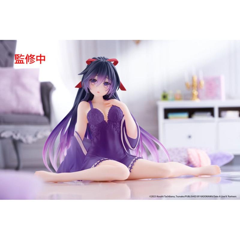 Date A Live V Estatua PVC Desktop Cute Figure Tohka Yatogami Nightwear Ver. Renewal 13 cm