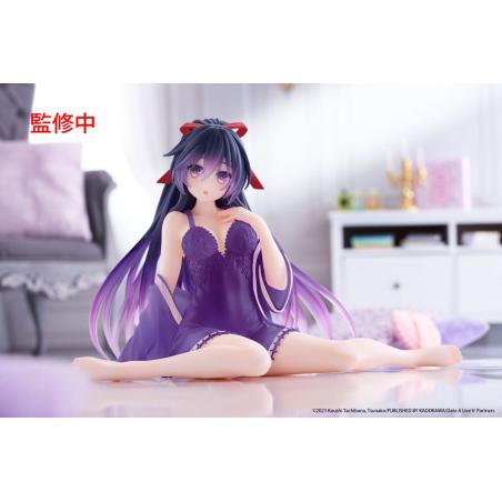 Date A Live V Estatua PVC Desktop Cute Figure Tohka Yatogami Nightwear Ver. Renewal 13 cm