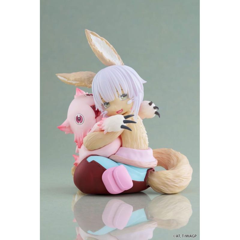 Made in Abyss: The Golden City of the Scorching Sun Estatua PVC Desktop Cute Figure Nanachi & Mitty Reissue 13 cm