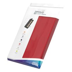 Ultimate Guard Zipfolio 320 - 16-Pocket XenoSkin Rojo