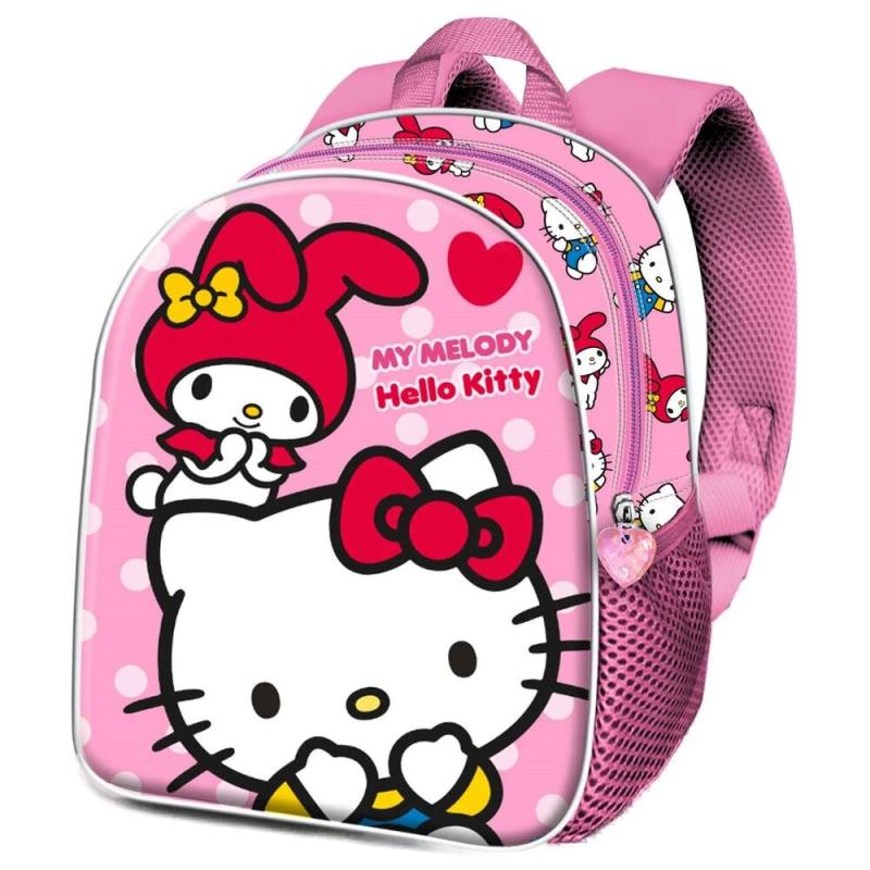 Mochila 3D Lovely Hello Kitty and Friends 30cm