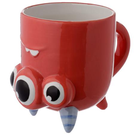 Taza 3D Monstruo Monstarz Rojo 550ml