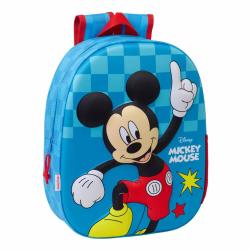 Mochila 3D Mickey Disney 33cm