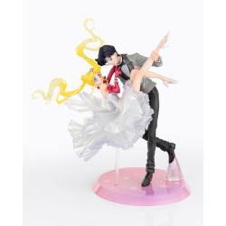 Sailor Moon Estatua PVC FiguartsZERO Chouette Usagi & Tuxedo Mask Moonlight Glow Edition 24 cm