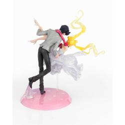 Sailor Moon Estatua PVC FiguartsZERO Chouette Usagi & Tuxedo Mask Moonlight Glow Edition 24 cm