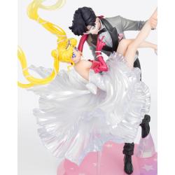 Sailor Moon Estatua PVC FiguartsZERO Chouette Usagi & Tuxedo Mask Moonlight Glow Edition 24 cm