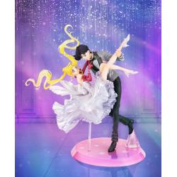 Sailor Moon Estatua PVC FiguartsZERO Chouette Usagi & Tuxedo Mask Moonlight Glow Edition 24 cm