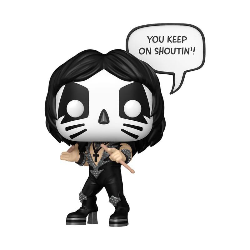 KISS POP! Sayings Vinyl Figura The Catman(R&R All Night) 9 cm