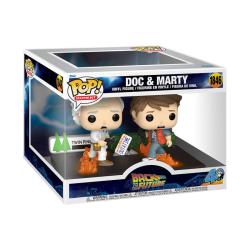 Regreso al Futuro POP Moments Vinyl Figuras Doc&Marty 9 cm