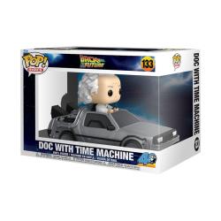 Regreso al Futuro POP! Rides Deluxe Vinyl Figura Doc w/Time Machine 9 cm