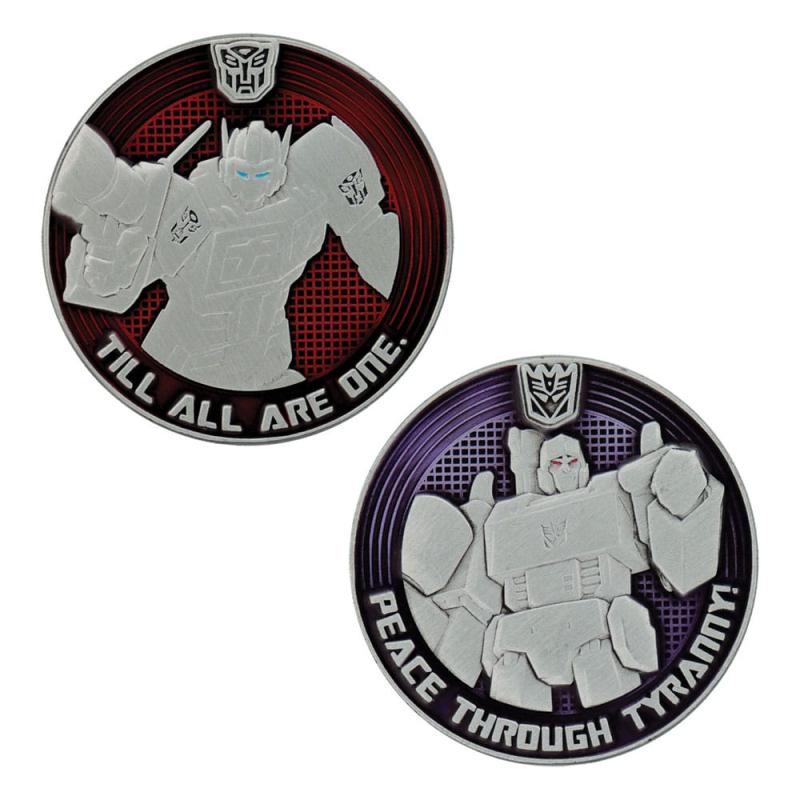 Transformers Generation 1 Moneda G1 Autobots vs Decepticons Limited Edition 4 cm