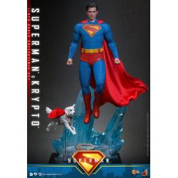 Superman (2025) Figura Movie Masterpiece 1/6 Superman & Krypto 33 cm
