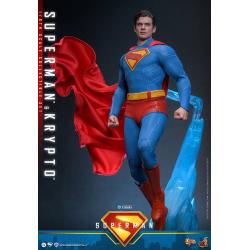 Superman (2025) Figura Movie Masterpiece 1/6 Superman & Krypto 33 cm
