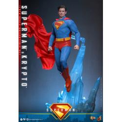 Superman (2025) Figura Movie Masterpiece 1/6 Superman & Krypto 33 cm