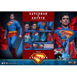 Superman (2025) Figura Movie Masterpiece 1/6 Superman & Krypto 33 cm