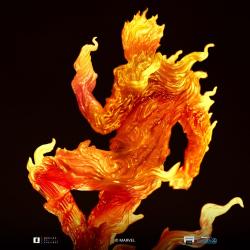 Fantastic Four Estatua 1/10 Art Scale Human Torch 30 cm