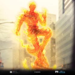 Fantastic Four Estatua 1/10 Art Scale Human Torch 30 cm