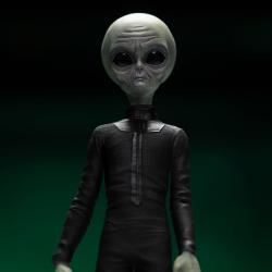 I want to Believe Estatua 1/10 Art Scale Alien Grey 21 cm