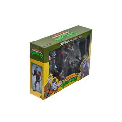 Teenage Mutant Ninja Turtles: Saturday Morning Adventures 2-Pack Figuras Creepy Eddie & Shibano-Sama 17 cm