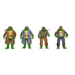 Las Tortugas Ninja Pack de 4 Figuras Gangster Turtles 18 cm