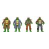 Las Tortugas Ninja Pack de 4 Figuras Gangster Turtles 18 cm